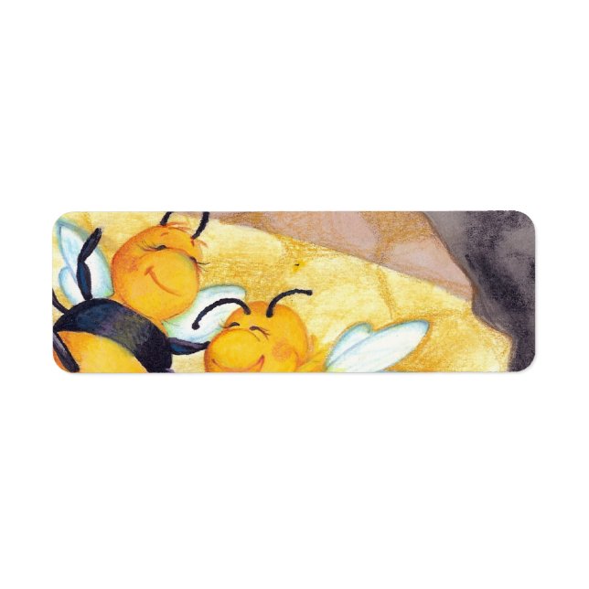 Honey Bee Dance Return Address Label (Front)