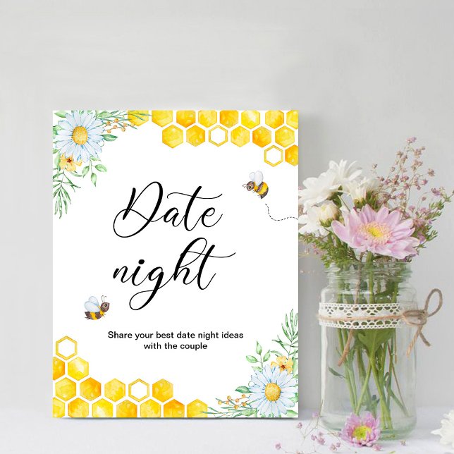 Honey Bee Date Night Ideas Bridal Poster (Creator Uploaded)