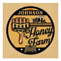 Honey Bee Farm Personalised NAME Sweet Beehive