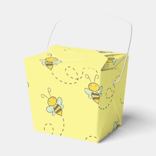 Honey Bee Favour Box (Front Side)