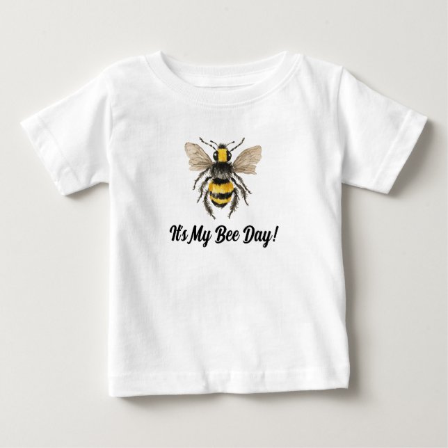 Honey Bee First Birthday Tshirt (Front)