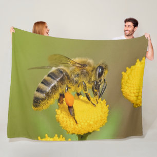 HONEY BEE FLEECE BLANKET