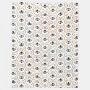 Honey Bee Fleece Blanket