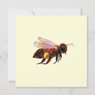Honey Bee Flying Card