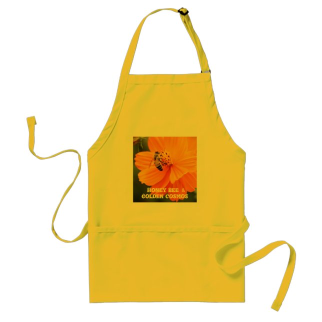 Honey Bee & Golden Cosmos [Standard Apron] Standard Apron (Front)