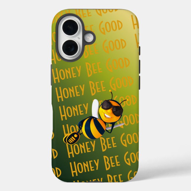 Honey Bee Grateful Graphic With Attitude Case-Mate iPhone Case (Back)