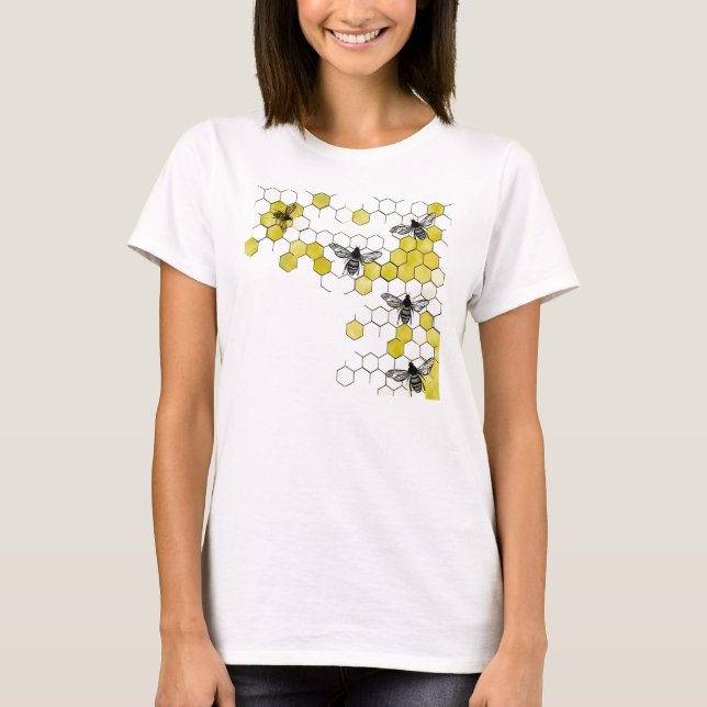 Honey Bee Honeycomb Shirt (Front)