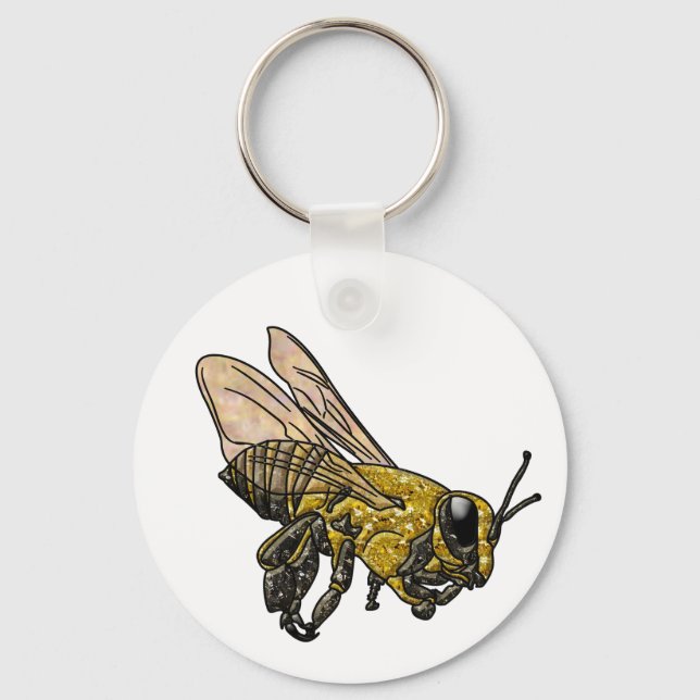 Honey Bee Key Ring (Front)