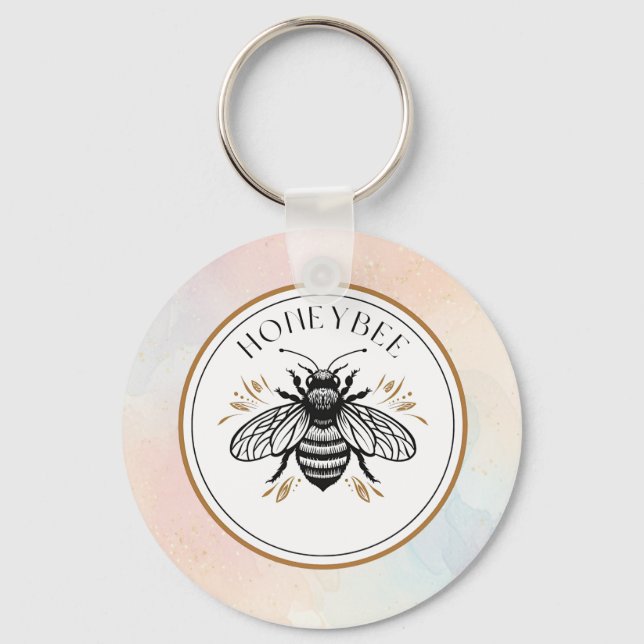 Honey Bee Key Ring (Front)