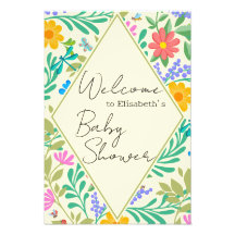 Honey Bee, Ladybug, Butterfly, Dragonfly & Flowers