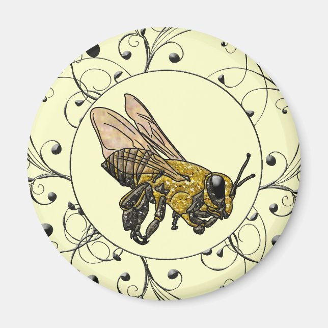 Honey Bee Magnet (Front)