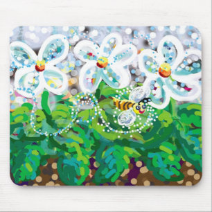 Honey bee mouse pad