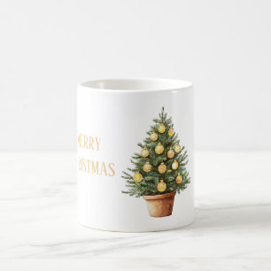 Honey Bee Ornaments Christmas Tree Coffee Mug