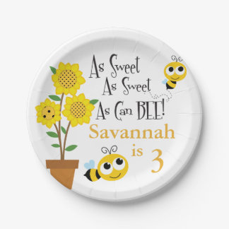 Honey Bee Party Plates