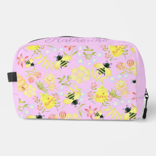 Honey Bee Pink Dopp Kit