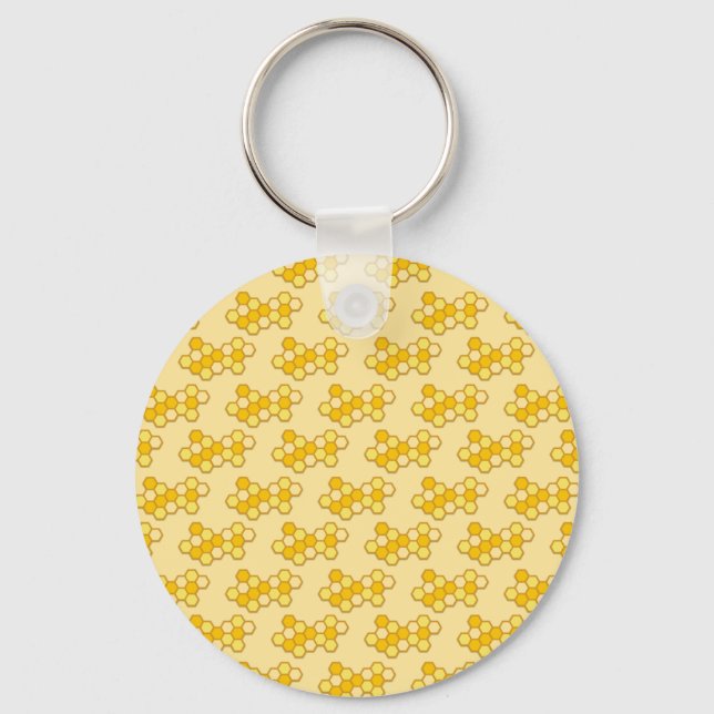Honey Bee Printable Key Ring (Front)