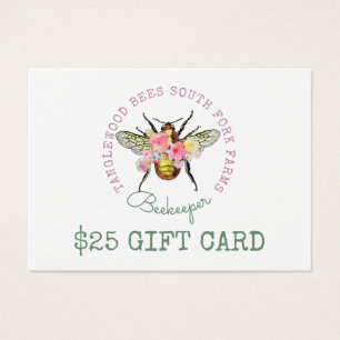 Honey Bee Products Gift Certificate