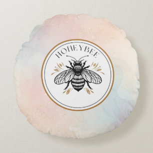 Honey Bee Round Cushion
