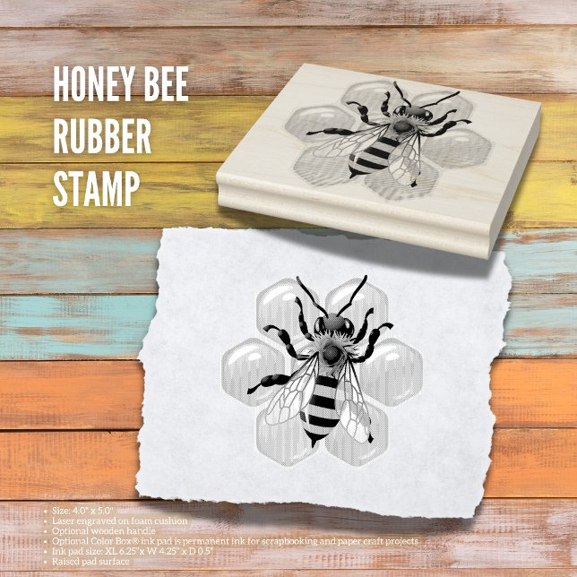 Honey Bee Rubber Stamp (The Butterfly Studio
Honey Bee Rubber Stamp)