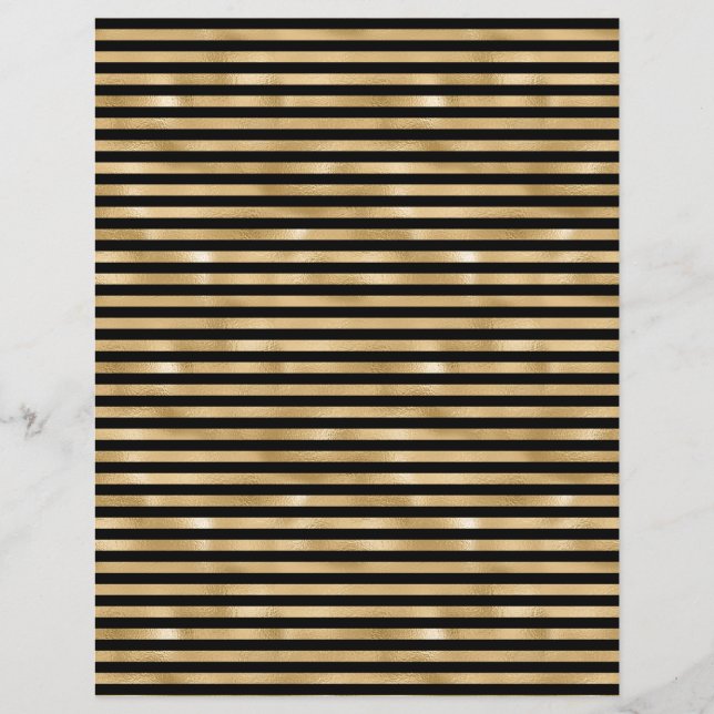 Honey Bee Scrapbook Paper Sheet (Front)