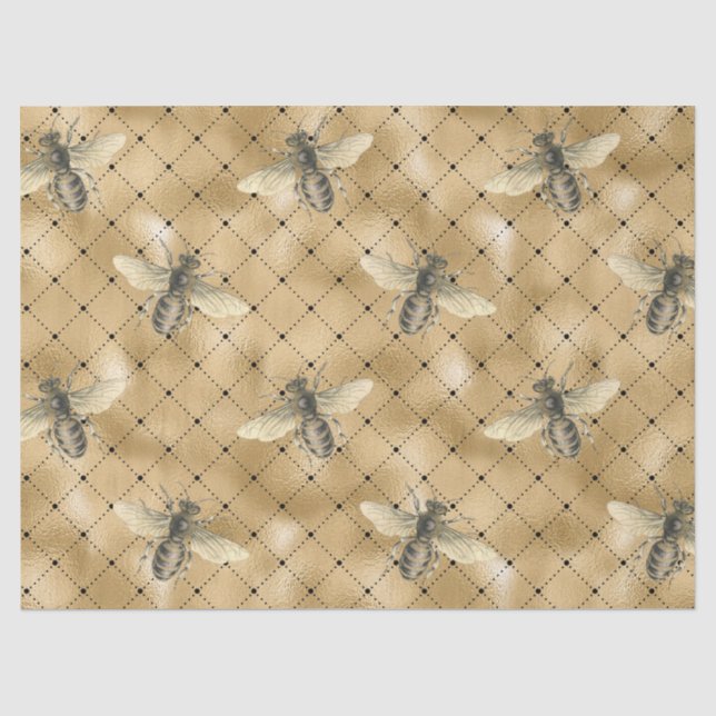 Honey Bee Series Design 5 Tissue Paper (Front)