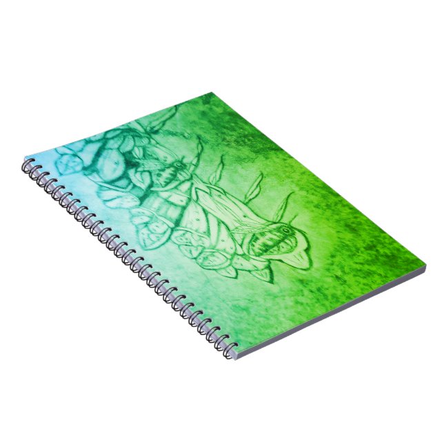 Honey bee Spiral Photo Notebook (Right Side)