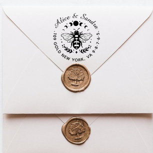 Honey Bee   Vintage Family Name &  Self-inking Stamp