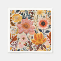 Honey bee vintage wildflower