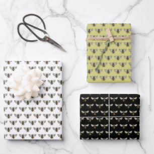 Honey Bee  Wrapping Paper Sheet