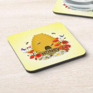 Honey Beehive, Beekeepers, Coaster