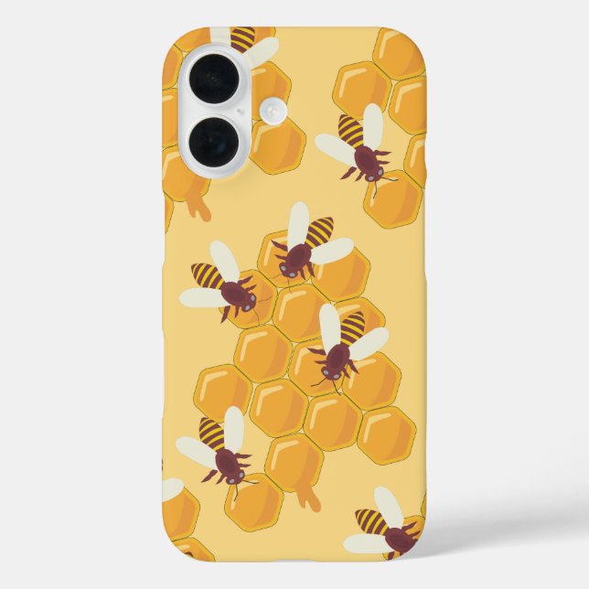Honey Bees and Honeycomb Design Case-Mate iPhone Case (Back)