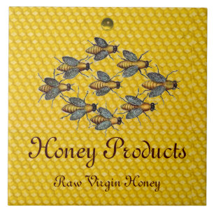 HONEY BEES / BEEKEEPER BEEKEEPING APIARY TILE
