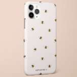 Honey Bees Case-Mate iPhone Case<br><div class="desc">A stylish honey bee print inspired by vintage embroidery.</div>