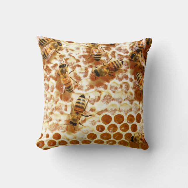 HONEY BEES  CUSHION (Front)