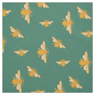 Honey bees fabric
