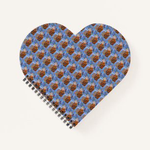 Honey Bees Heart Notebook