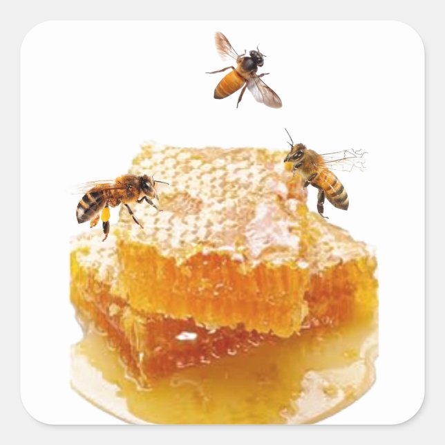 Honey Bees Sticker (Front)