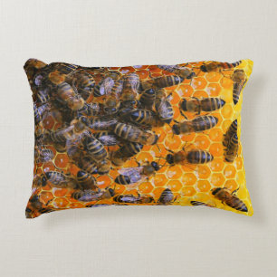 HONEY BEES    THROW PILLOW
