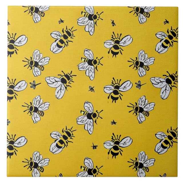 Honey Bees Tile (Front)