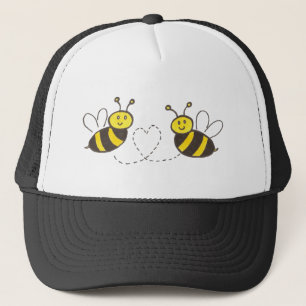 Honey Bees with Heart Trucker Hat