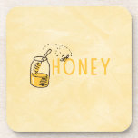 Honey Beverage Coaster<br><div class="desc">🖤</div>