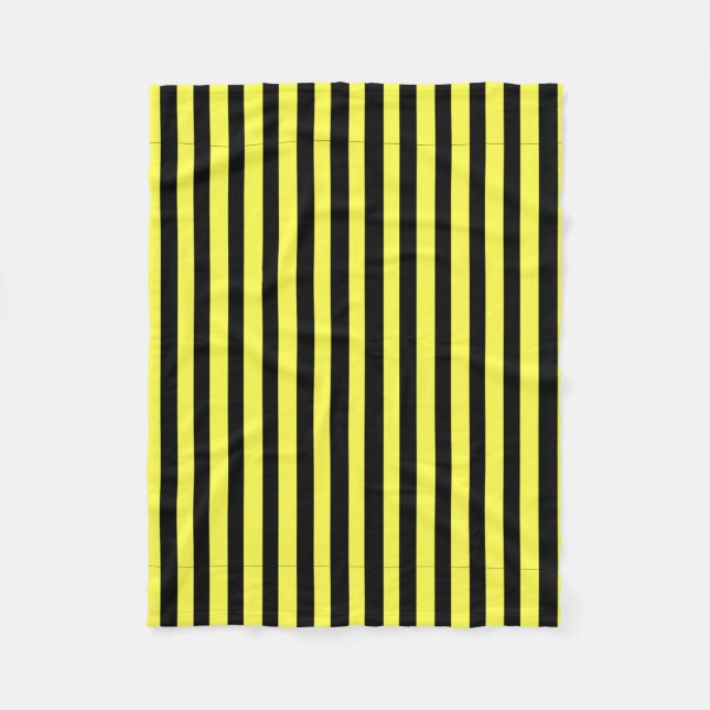 Honey Black Fleece Blanket (Front)