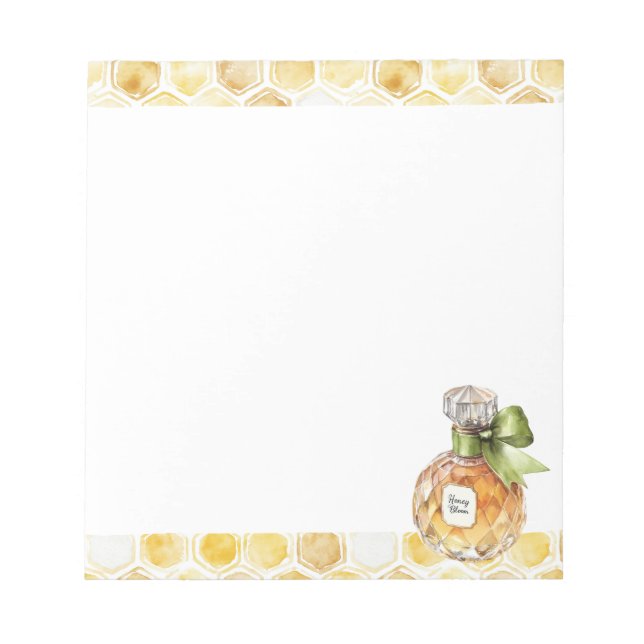 Honey Bloom Perfume   Notepad (Front)