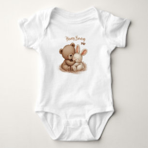 Honey Bonny Baby – Baby Bear & Bunny Bodysuit