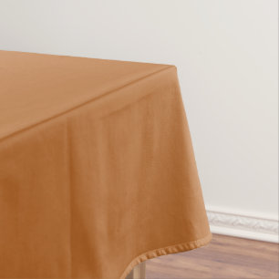 Honey Brown Solid Colour   Classic   Elegant  Tablecloth
