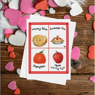 Honey Bun Anniversary Card