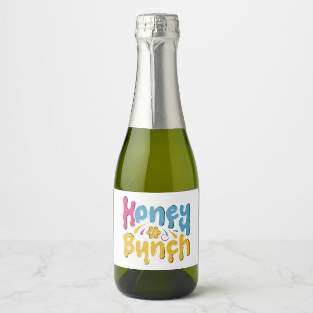 Honey Bunch Sparkling Wine Label (Front)