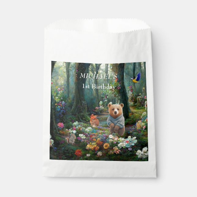 Honey Bunny and Boo Bear  Favour Bags (Front)