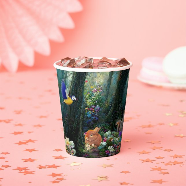 Honey Bunny and Boo Bear Paper Cups (Insitu)