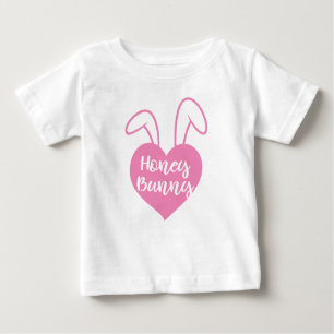 Honey Bunny pink heart Baby T-Shirt